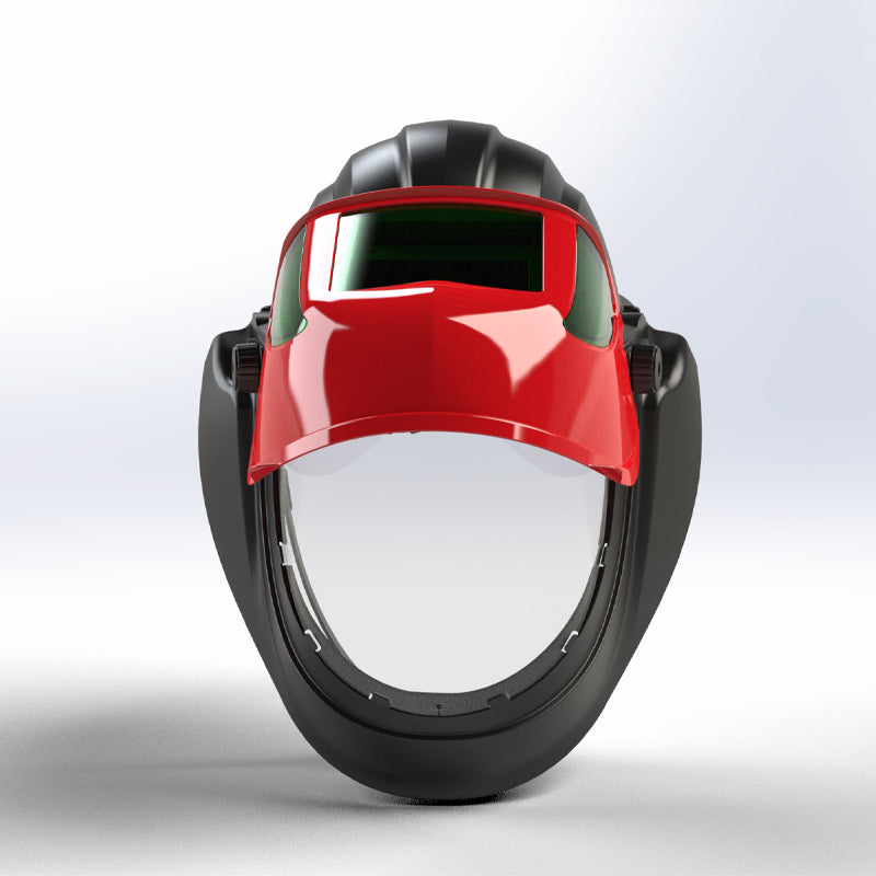 SHOCK-SHELL, escudo de soldagem automático com capacete