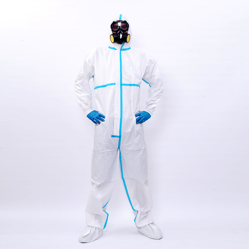 Macacão branco antiestático Cat.III Tipo 4, 5, 6 -Série SKINGARD-PLUS