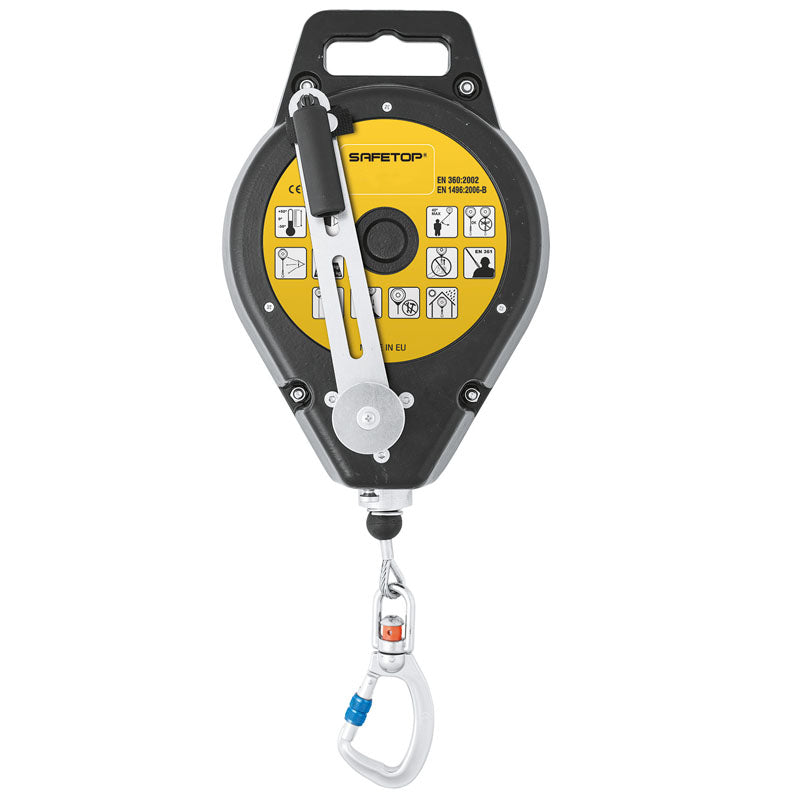 TORNO-SAFE, guincho de cabo de 25 m com manivela para tripés