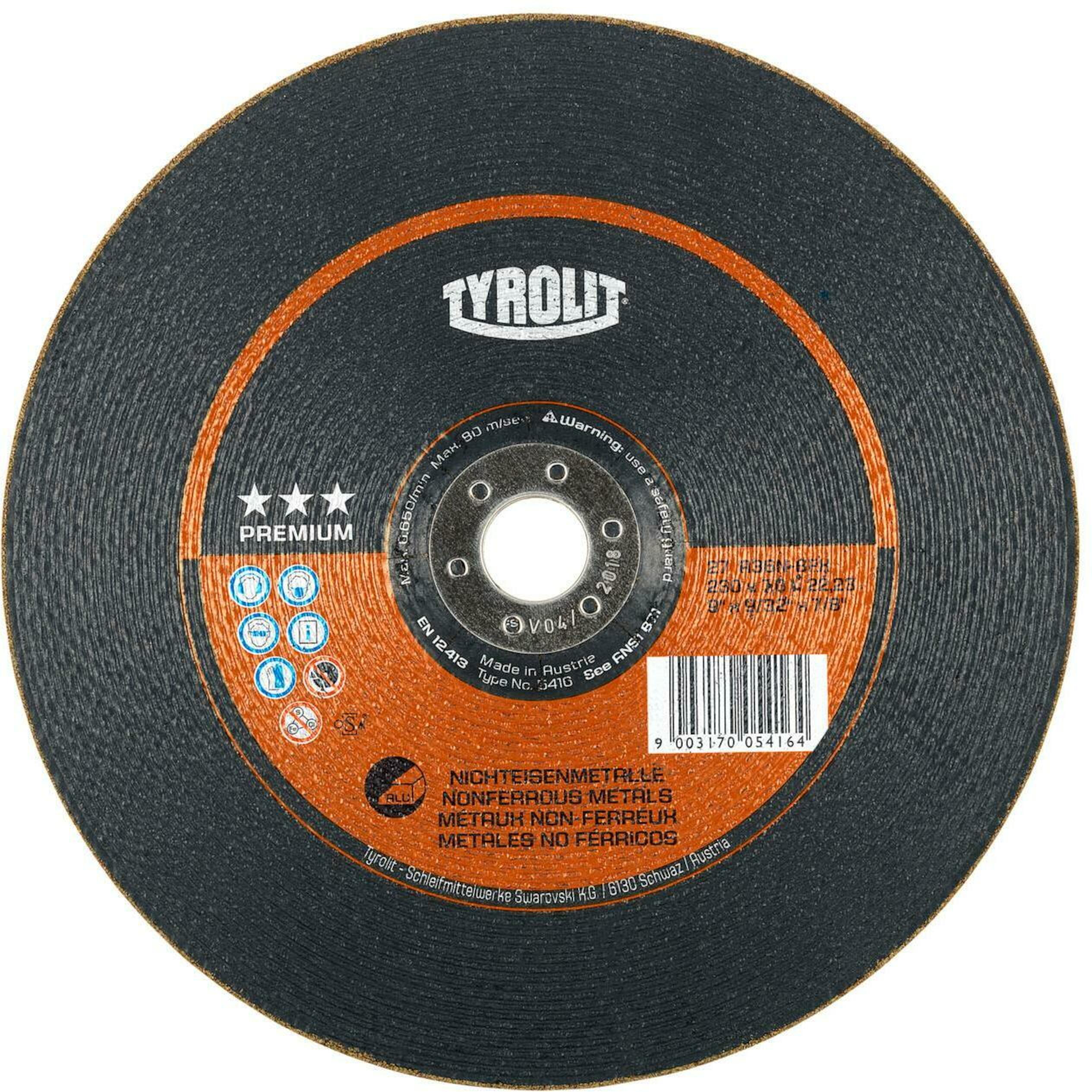 Disco de desbaste ALU PREMIUM*** 27E 178x7x22,23 A36N-BFX (5365)