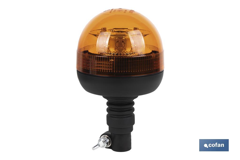 Pirilampo led laranja | Homologação ECE R65 | Para suporte flexível 12/24 V | Classificação de proteção IP: IP