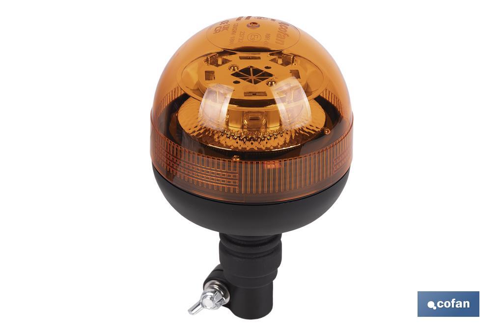 Pirilampo led laranja | Homologação ECE R65 | Para suporte flexível 12/24 V | Classificação de proteção IP: IP