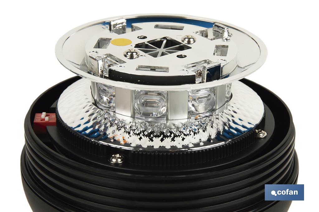 Pirilampo led laranja | Homologação ECE R65 | Para suporte flexível 12/24 V | Classificação de proteção IP: IP