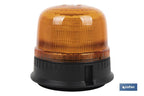 Pirilampo luz led intermitente laranja | Classe 1 | Homologação ECE R65 | Para suporte com íman ou com parafuso 12/24 V | Classificação de proteção IP: IP