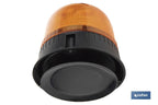 Pirilampo luz led intermitente laranja | Classe 1 | Homologação ECE R65 | Para suporte com íman ou com parafuso 12/24 V | Classificação de proteção IP: IP