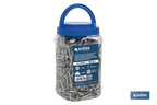 Pack de 500 buchas com cabeça rebaixada | Medidas: Ø6 mm X 40 mm