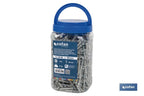Pack de 500 buchas com cabeça rebaixada | Medidas: Ø6 mm X 40 mm