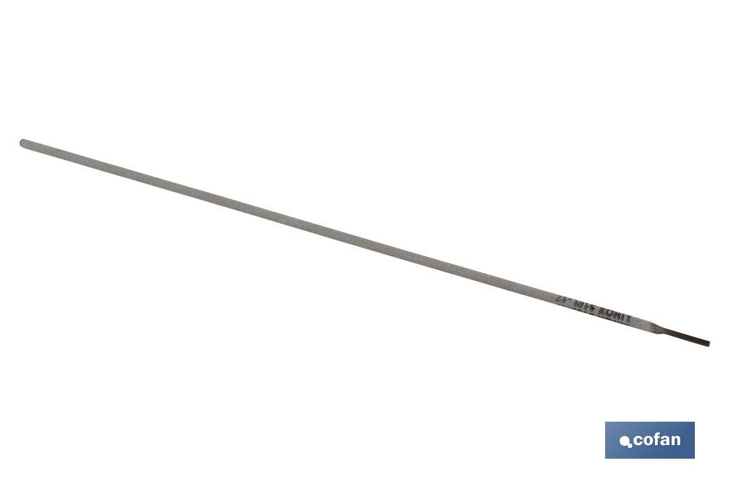 BLISTER DE ELÉCTRODOS INOX E-316L Ø2,5MM 10 UNI