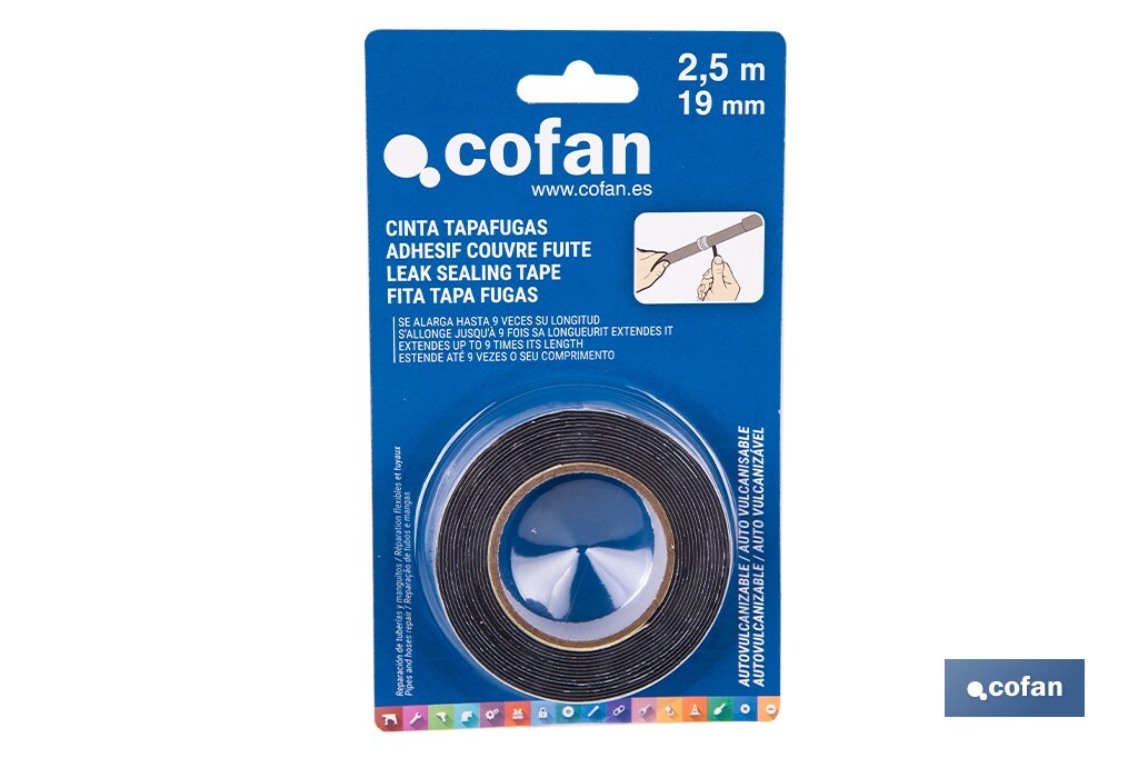 Fita vulcanizável 2,5m.