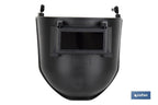 Máscara de soldar | Adaptável ao capacete de obra | Cor preta