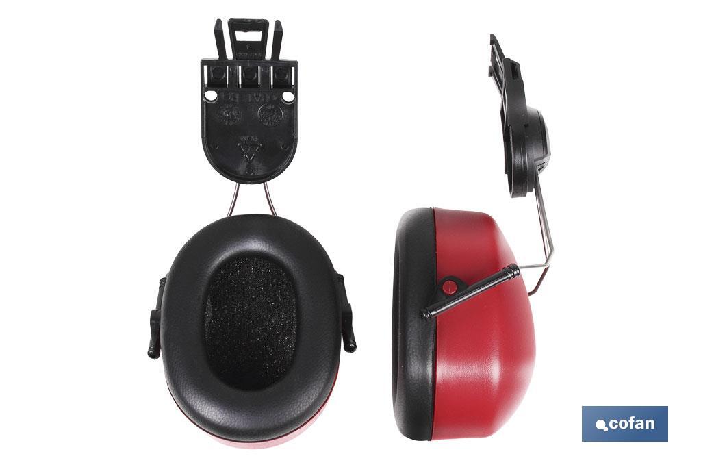 Protetores de ouvido anti-ruído | Para capacete de OBRA | SNR-25.9 dB