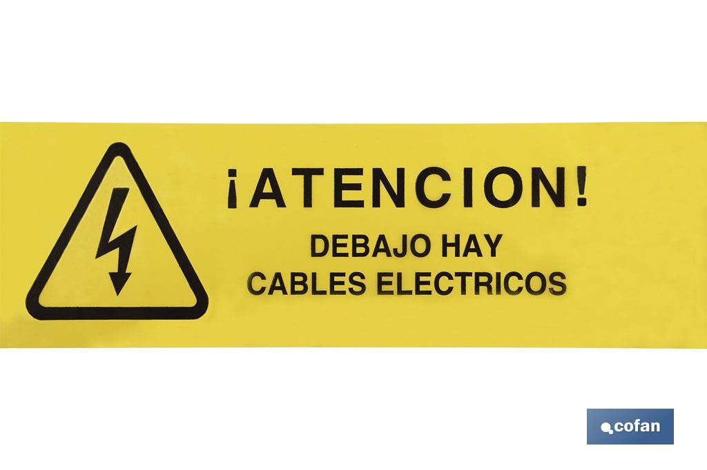 Fita de Sinalização CABOS ELÉTRICOS