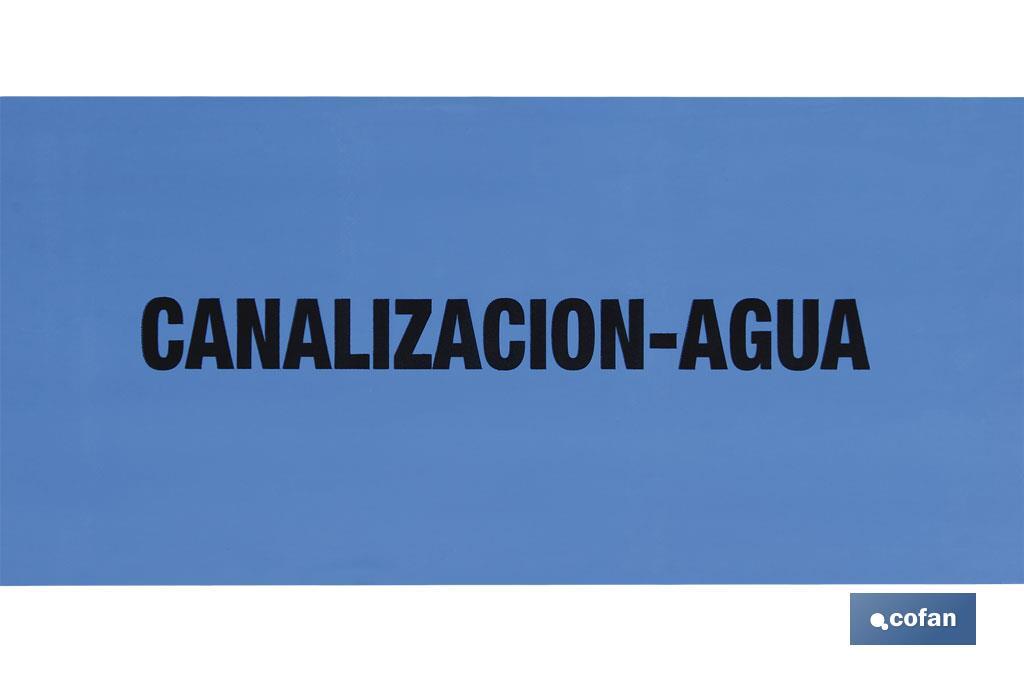 Fita de Sinalização CANALIZAÇÃO DE ÁGUA