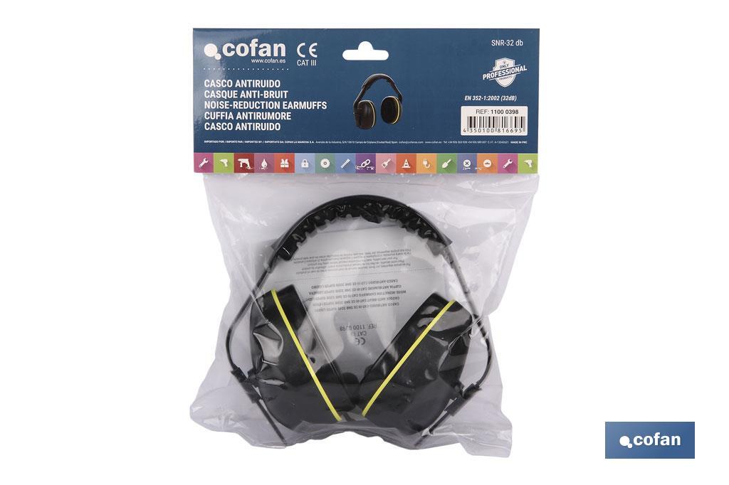 Capacete anti-ruído CAT-III CE SNR 32 db | Super leve