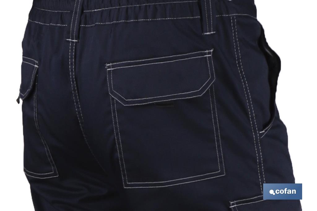 Pantaloni da lavoro elastici tipo Denim | Taglia dalla 38 alla 64 | Color blu marino