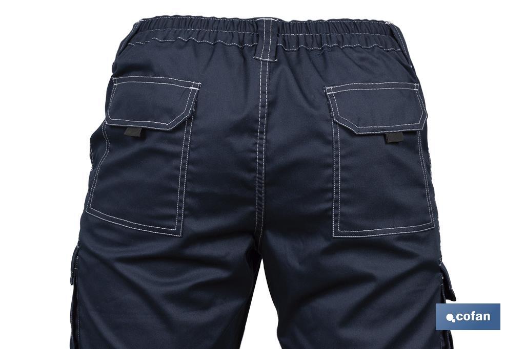 Pantaloni da lavoro elastici tipo Denim | Taglia dalla 38 alla 64 | Color blu marino