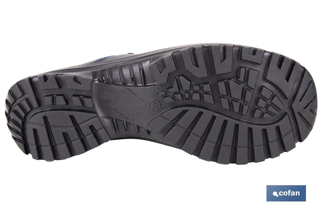 Sapato de Pele | Segurança S-3 | Modelo Apolo | Biqueira de Carbono Light | Cor negro