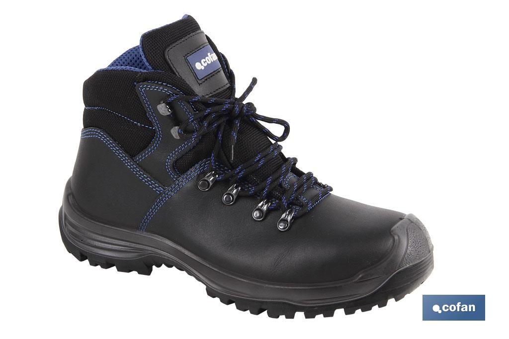 Sapato de Pele | Cor negro | Segurança S-3 | Modelo Dafne | Biqueira de Carbono