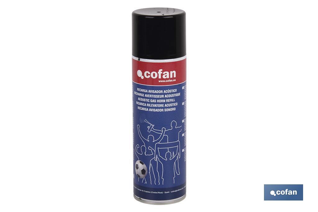 Recarga de buzina de avisador acústico de 300 ml | Ideal para eventos desportivos ou sinalização acústica