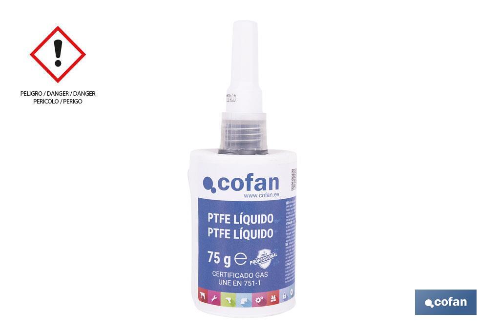PTFE líquido | Embalagem 50 ml | Selador para tubagens