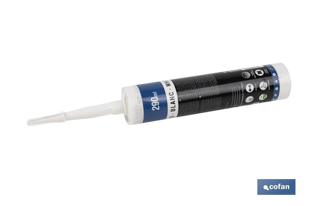 Adesivo MS Turbo extraforte na cor branca | União forte e duradoura | Embalagem: 290 ml