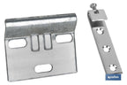 kit de Suporte para Armários | Acabamento Zincado | Medida: 60mm
