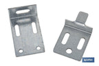 Kit de Esquadros de Suporte para Espelhos | Medida: 30 mm | Aço Galvanizado