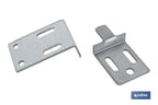 Kit de Esquadros de Suporte para Espelhos | Medida: 30 mm | Aço Galvanizado