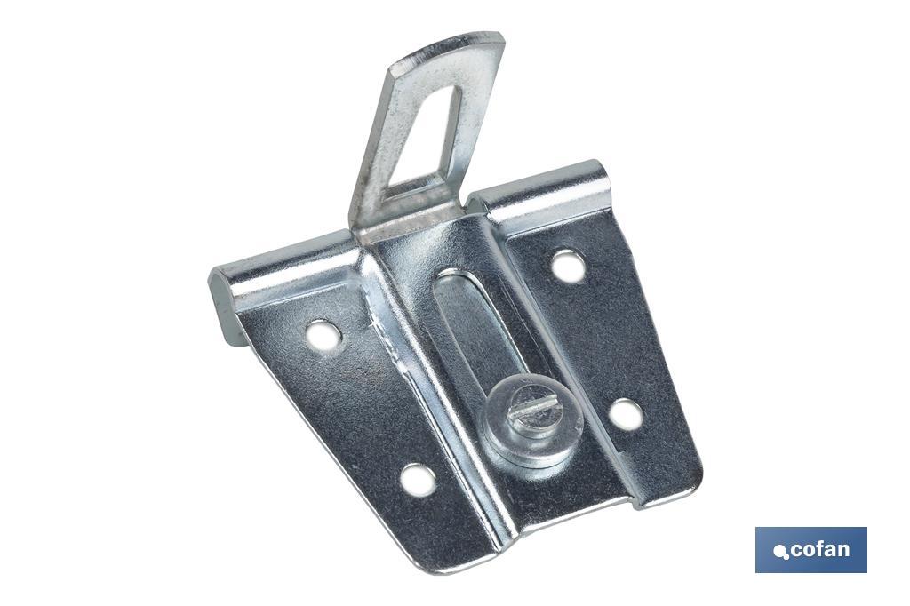 Fixador com Regulador 90° | Aço Zincado | Para Módulos de Cozinha