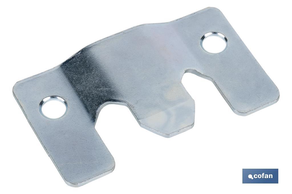 Chapa de Fixação Zincada | Medida: 60 x 35 mm | Para unir com força