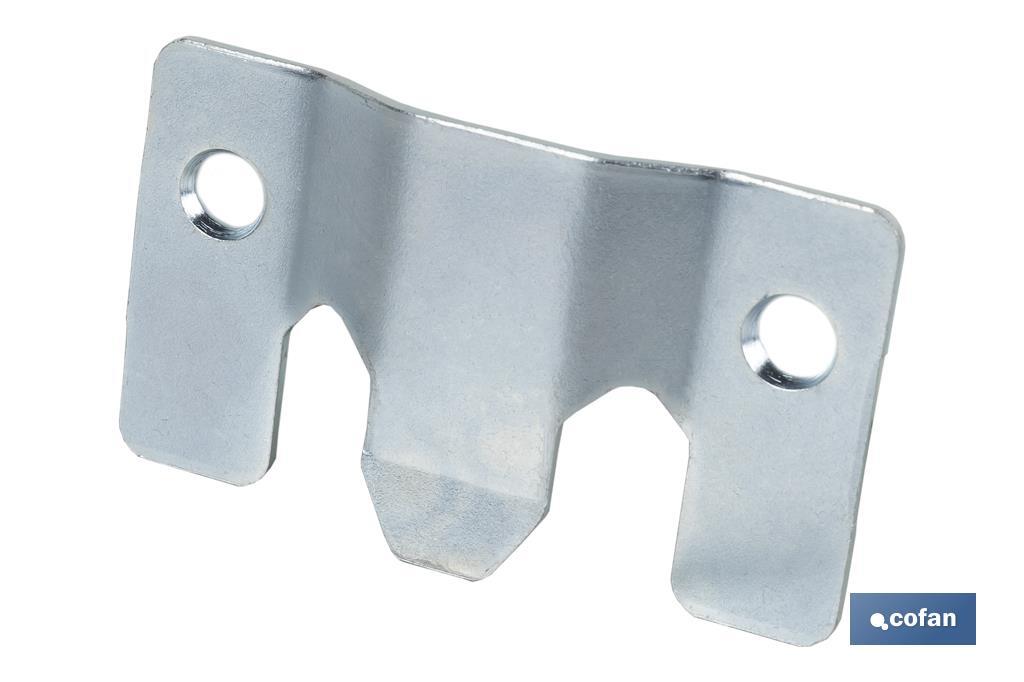 Chapa de Fixação Zincada | Medida: 60 x 35 mm | Para unir com força