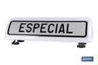 Sinal de aviso de acompanhamento de veículo especial V21 | Material: resina