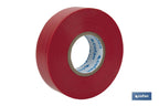 Fita isoladora | 180 microns | Cor Vermelho | 19 mm x 20 metros