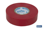 Fita isoladora | 180 microns | Cor Vermelho | 19 mm x 20 metros