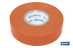 Fita isoladora | 180 microns | Cor Laranja | 19 mm x 20 metros