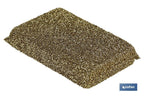 Pack de 2 multi esponjas em cor ouro e prata