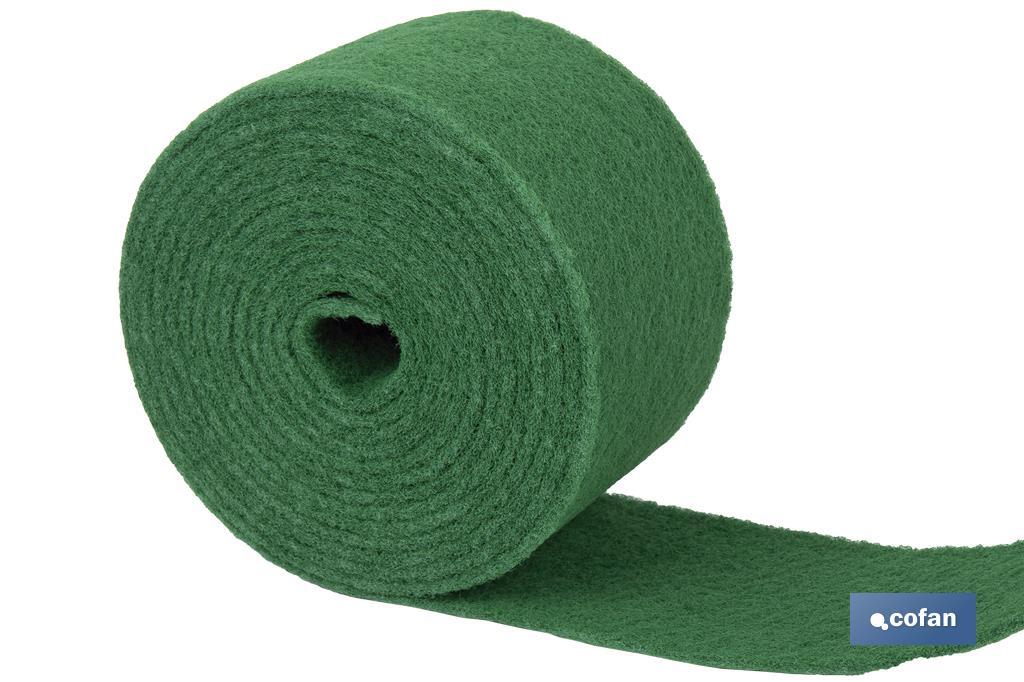 Rolo de esfregão verde