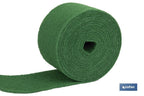 Rolo de esfregão verde