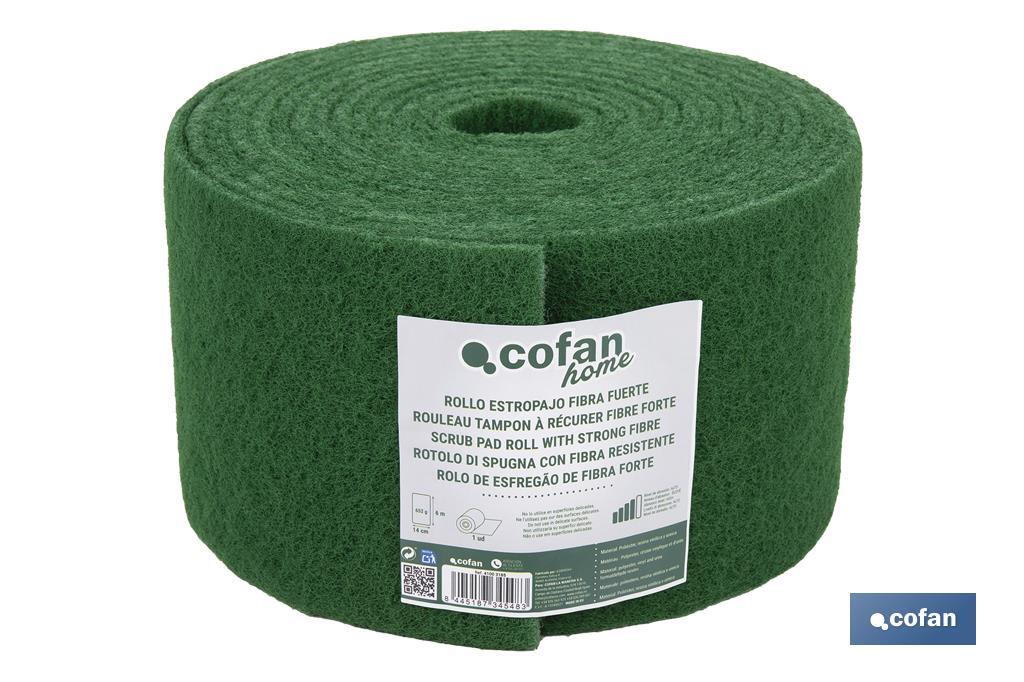 Rolo de esfregão verde