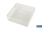 Set organizador de 5 peças I Medidas 30X23X8cm I cor transparente I venda unitária