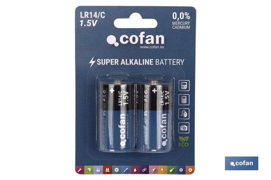 Pilhas Alcalinas - LR14 C/1,5V