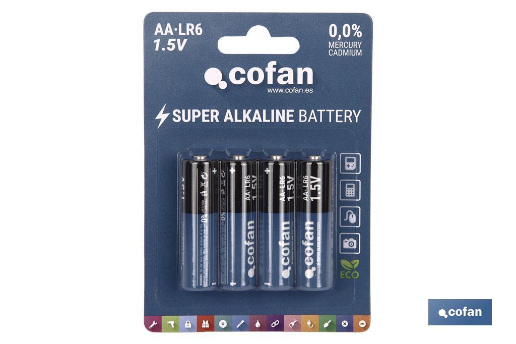 Pilhas Alcalinas - LR6 AA/1,5V