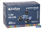Pilhas Alcalinas - LR6 AA/1,5V