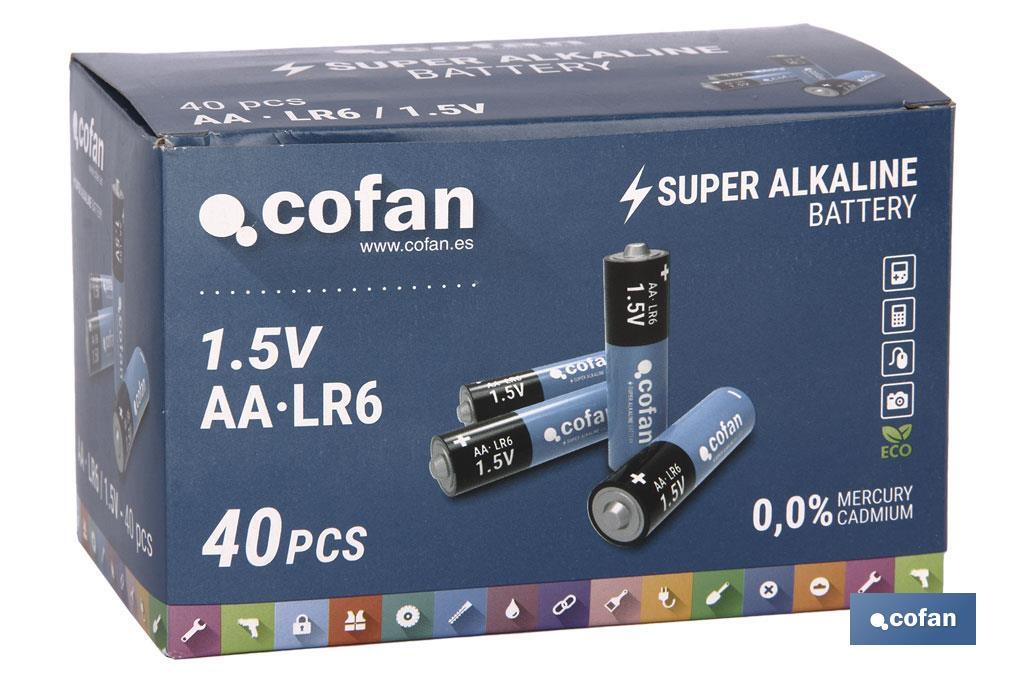 Pilhas Alcalinas - LR6 AA/1,5V