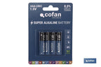 Pilhas Alcalinas - LR03 AAA/1,5V