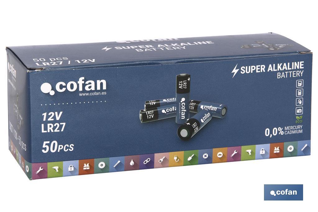 Pilhas Alcalinas - 27A 12V