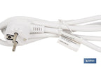 Base múltipla bipolar de 6 tomadas para fichas | Cabo de 1,4 m | Interruptor de ON/OFF