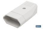 Ficha bipolar Femea | Cor branca | 10 A - 250 V