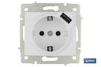 TOMADA FICHA 2P+T COM OBTURADOR ENTRADA USB