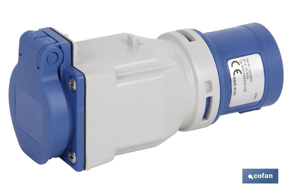 ADAPTADOR INDUSTRIAL IP44 FICHA FEMEA SCHUKO